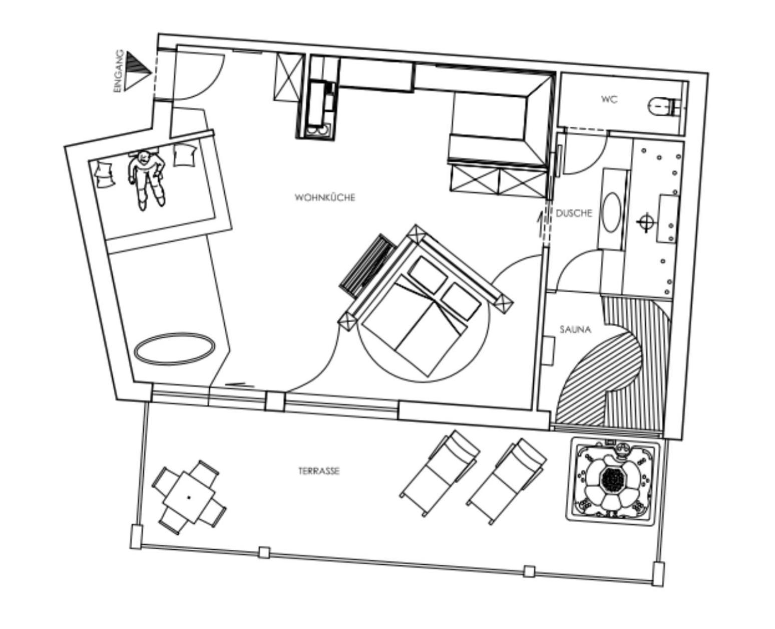 Mountain Village Hasenegg Schenna Room photo